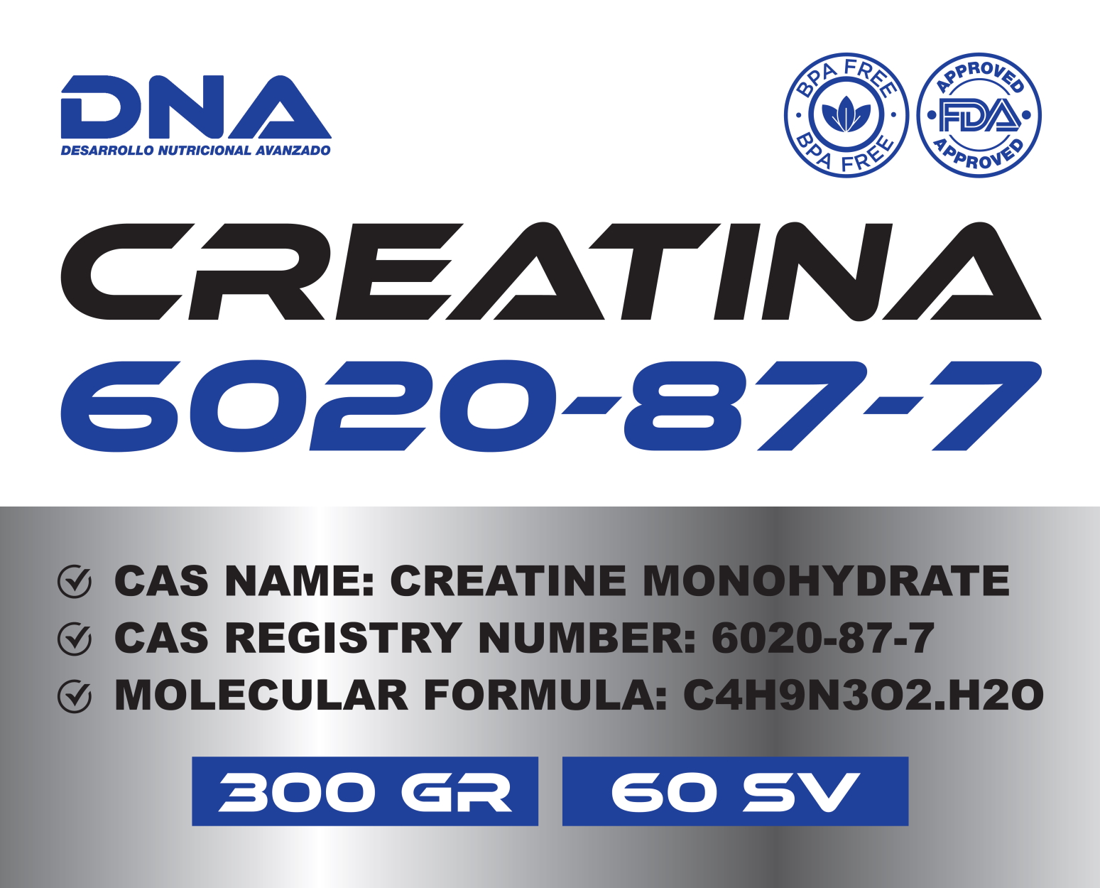 CREATINA CAS 6020-87-7 MONOHIDRATO MONOHIDRATADA MICRONIZADA MONOYDRATE MICRONIZED CREATINE